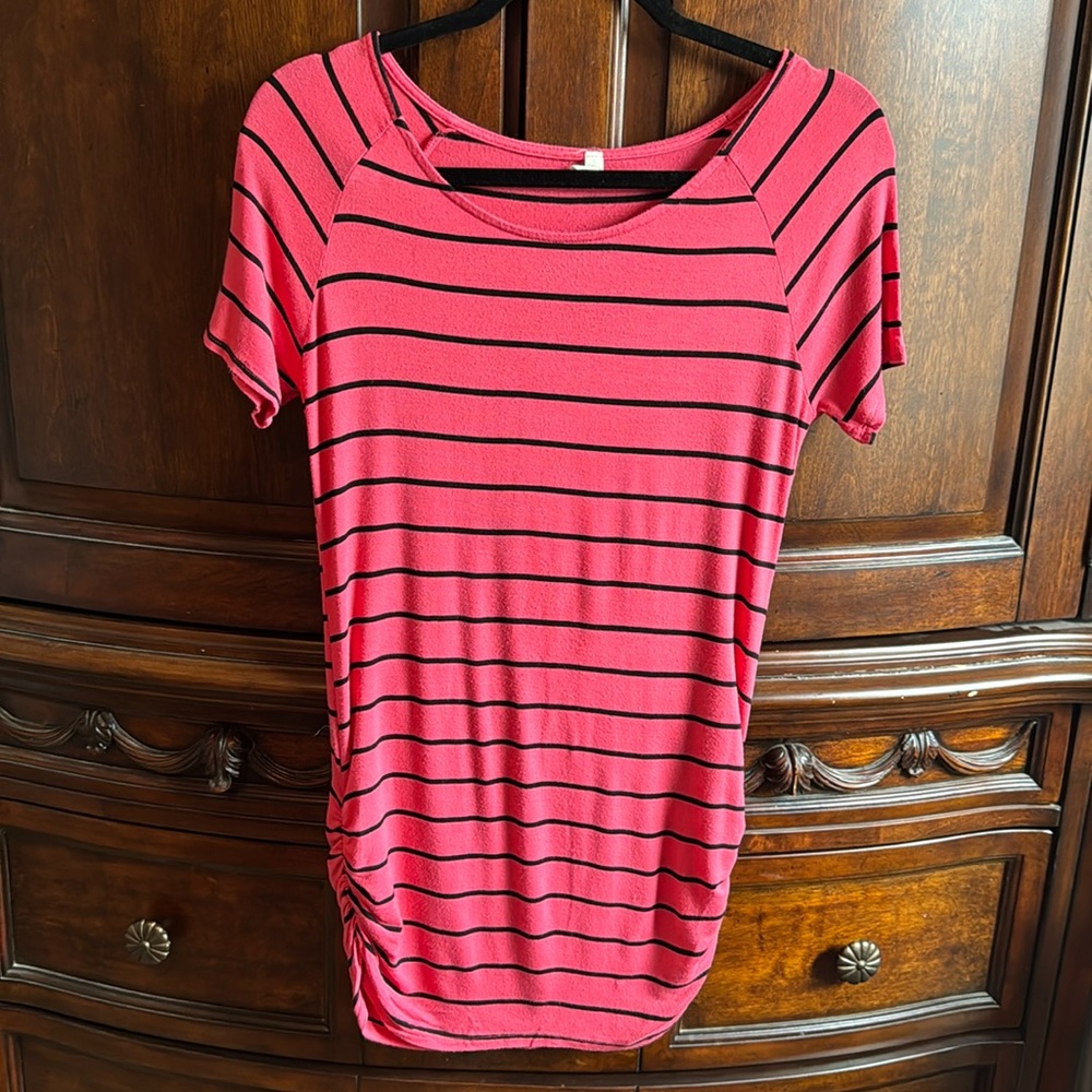 Pinkblush Pink Maternity Rouged Top